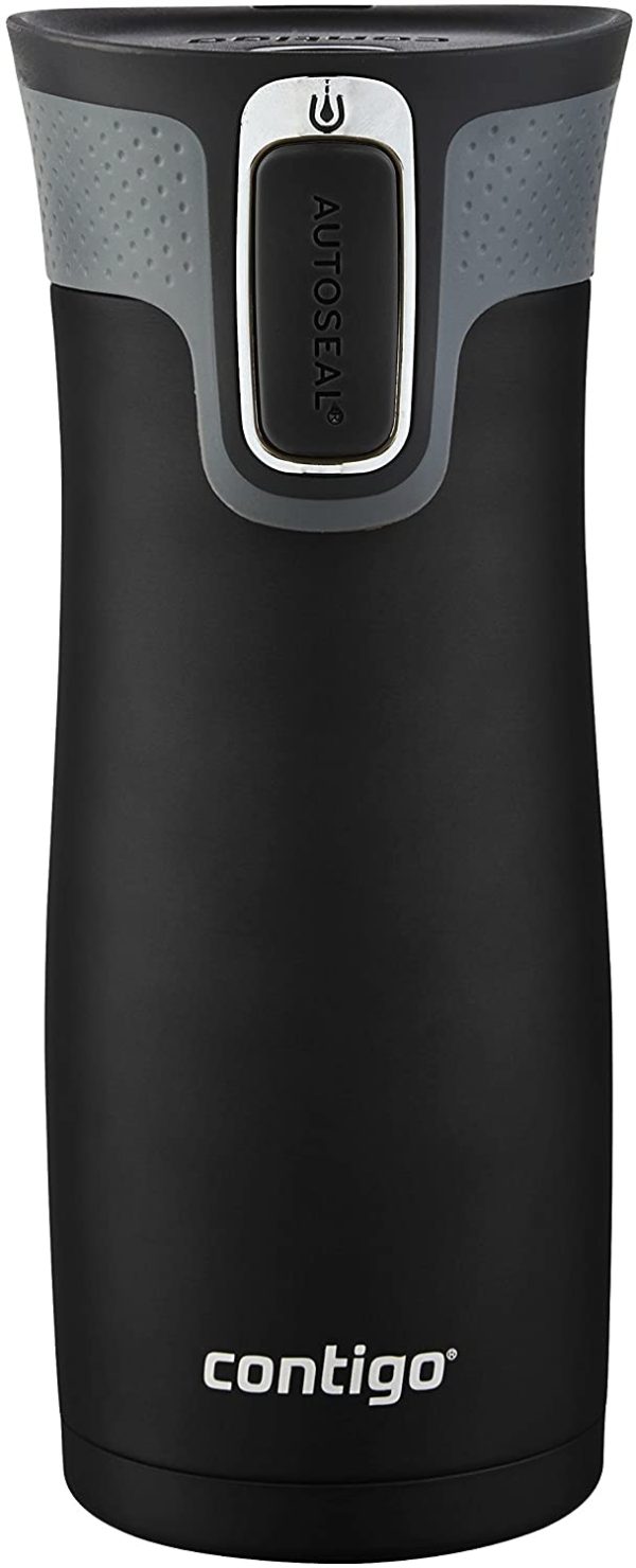 Autoseal West Loop Stainless Steel Travel Mug 16 Oz., Matte Black - Image 8