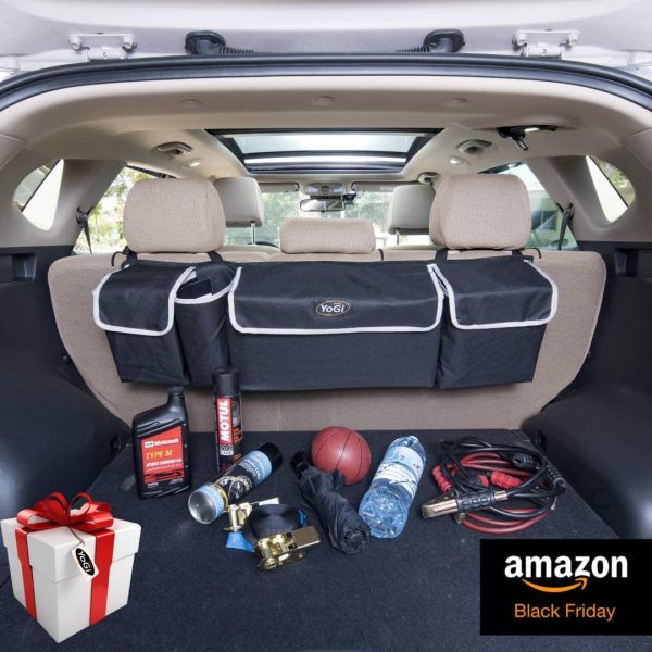 Trunk and Backseat car Organizer by Yogi Prime, hanging Trunk Storage Organizer Will Provides You The Most Storage Space Possible, Use It As A Back Seat Storage Car Cargo Organizer and Free Your Trunk Floor - Image 6