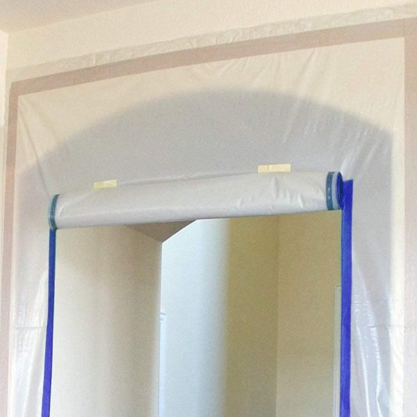 ZIP7.3BCL Peel & Stick Dust Containment Zip Barrier 7ft x 3in Zipper Door - Image 6