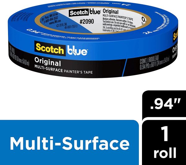 ScotchBlue Original Painter's Tape , Multi-Surface, 24 mm - 2090 - Image 2