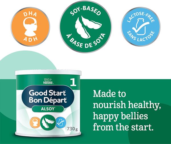 NESTLÉ GOOD START ALSOY Baby Formula, Powder, 0+ months, 730g