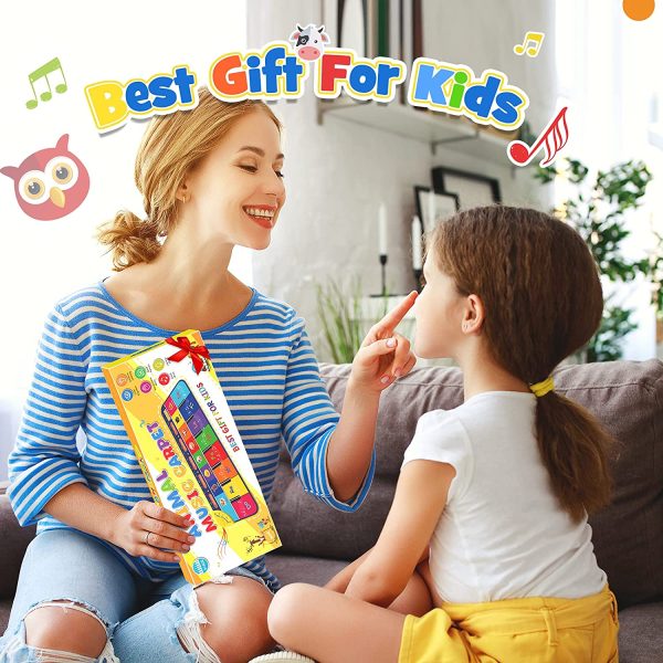 Toddler Girl Toys, TopDollo Baby Musical Toys for 1-6 Year Old Girls Piano Mat Gifts for 2-6 Year Old Girls Baby Piano Mat Boys Toys Age 1-6 Toddler Piano Autism Sensory Toys Kids Dance Mat - Image 4