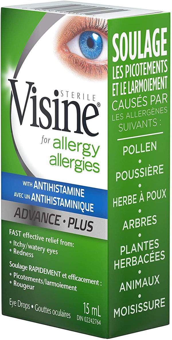 Visine Antihistamine Advance Allergy Eye Drops, 15 ml - Image 7