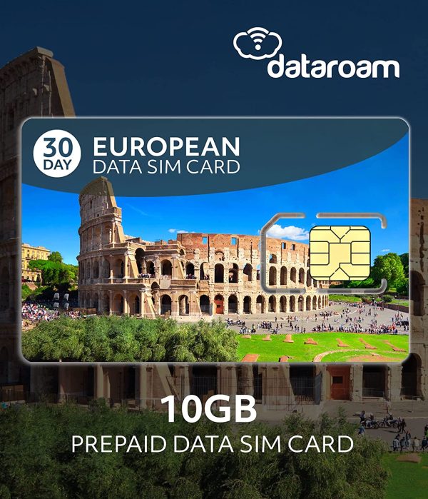 10GB Bundle - Europe Data SIM Card - 33 Countries - Dataroam - - Image 3