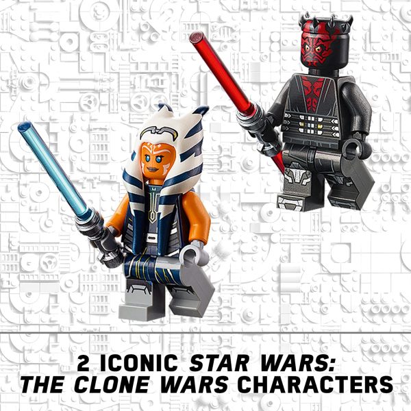 LEGO Star Wars Duel on Mandalore 75310 Awesome Toy Building Kit Featuring Ahsoka Tano and Darth Maul; New 2021 (147 Pieces) - Image 2