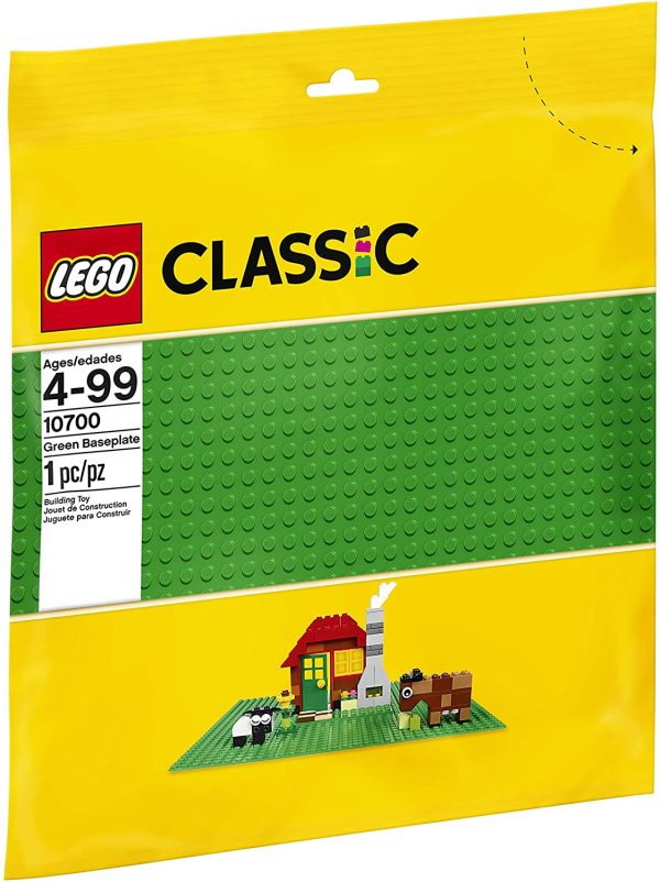 LEGO 10700 Classic Green Baseplate Supplement, 10 x 10-Inch - Image 4