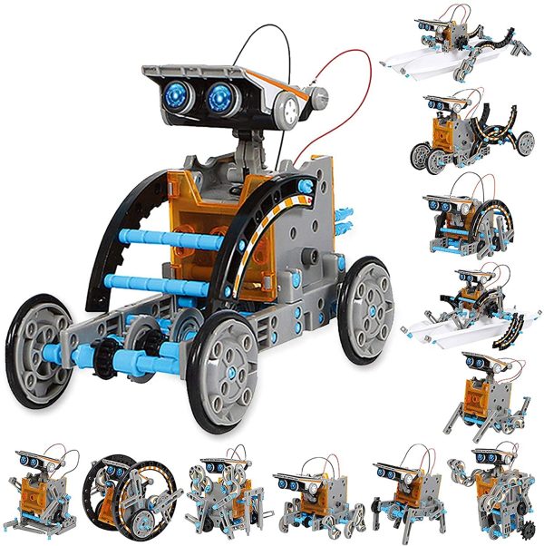 Sillbird STEM 12-in-1 Education Solar Robot Toys -190 Pieces DIY Building Science Experiment Kit for Kids Aged 8-10 and Older,Solar Powered by The Sun - Image 6