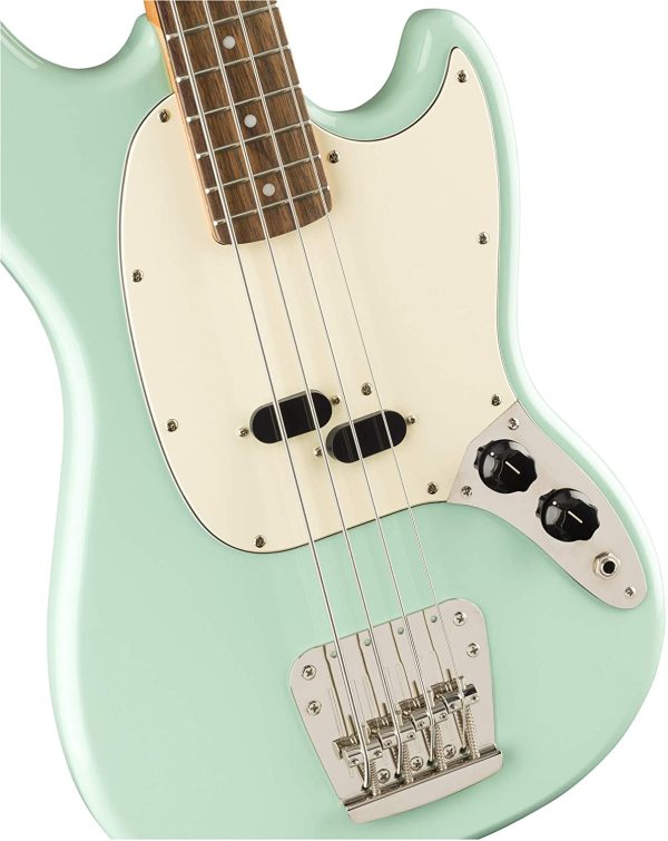 Squier by Fender Classic Vibe Mustang Bass - Laurel - Surf Green - Image 6