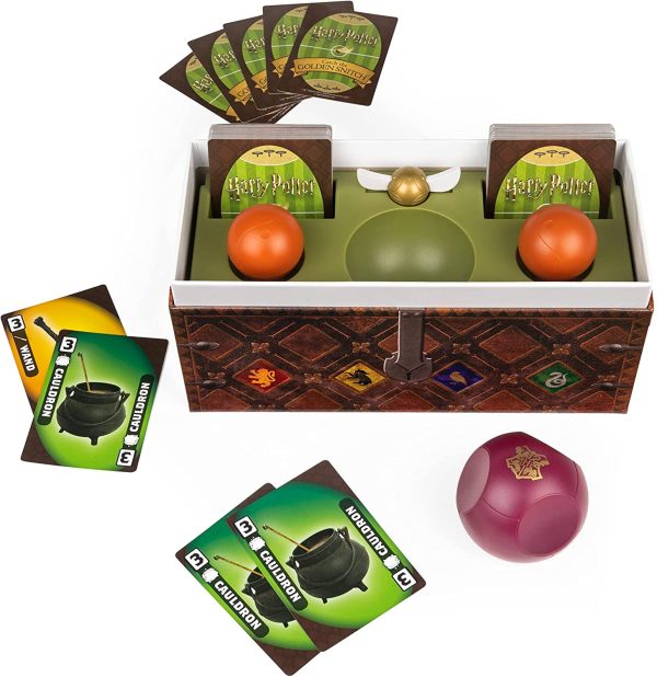 Spin Master Games Harry Potter Catch The Golden Snitch, A Quidditch Board Game for Witches, Wizards and Muggles, Family Game Ages 8 & up, (6059548) - Image 8