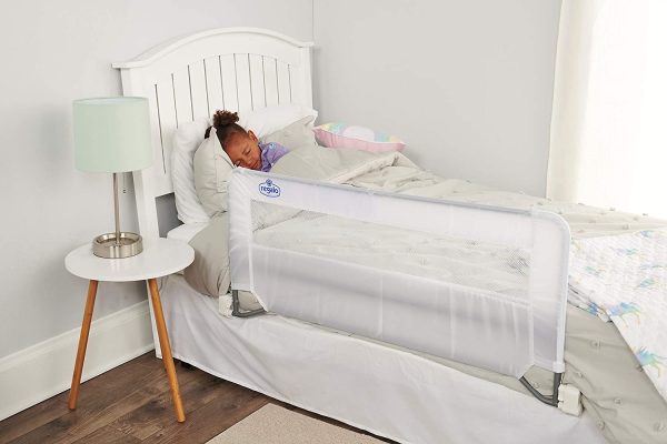 Regalo Swing Down Bed Rail Guard, with Reinforced Anchor Safety System - Image 5