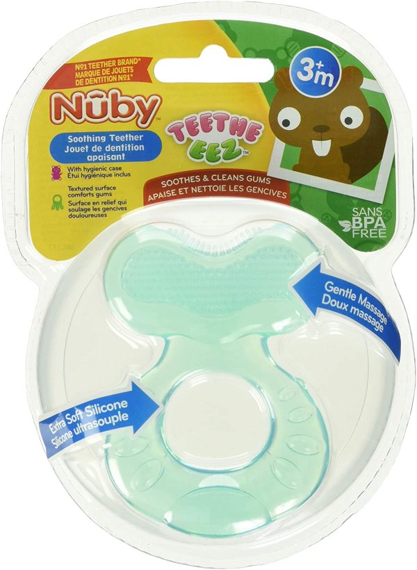 Nuby Soft Silicone Fish Teether Green - Image 4