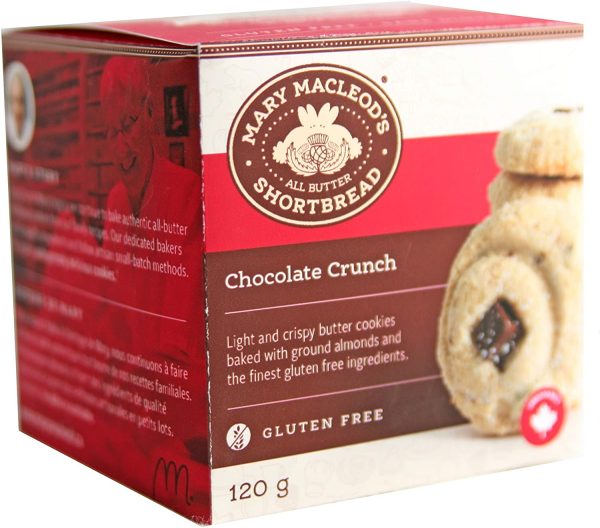 Cube Box Gluten-Free Chocolate Crunch Shortbread Cookies, Chocolate Crunch, 120 gs - Image 3