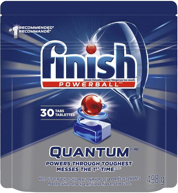 Finish Dishwasher Detergent, Quantum, Fresh, 30 Tablets