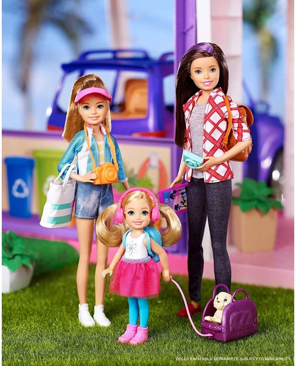 Barbie Chelsea Travel Doll, Blonde, with Puppy, Carrier & Accessories, for 3 to 7 Year Olds - Image 7