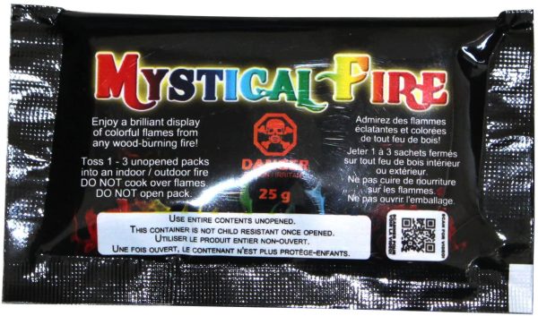 Mystical Fire Flame Colorant Vibrant Long-Lasting Pulsating Flame Color Changer for Indoor or Outdoor Use 25 g Packets 24 Pack - Image 8