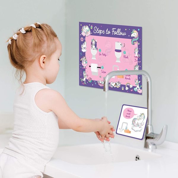 Potty Training Chart for Toddlers ??Unicorn Design - Sticker Chart, 4 Week Reward Chart, Certificate, Instruction Booklet and More ??for Boys and Girls - Image 7