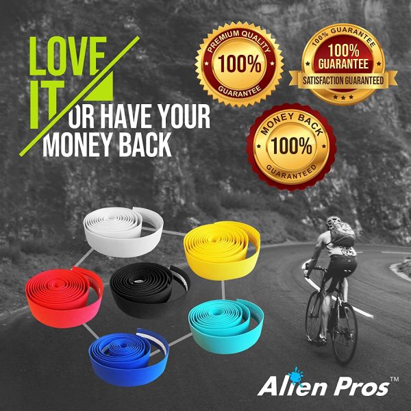 Alien Pros Bike Handlebar Tape EVA - Enhance Your Bike Grip with These Bicycle Handle bar Tape - Wrap Your Bike for an Awesome Comfortable Ride - Image 7