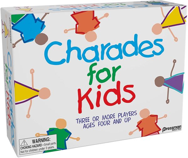 Pressman Charades for Kids -- The 'No Reading Required' Family Game, 5"