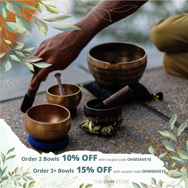 Tibetan Singing Bowl Set ??Meditation Sound Bowl Handcrafted in Nepal for Healing and Mindfulness (Singing Bowl) - Image 5