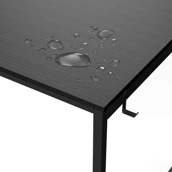 40 inch Office Desk with Two Non Woven Drawers, Computer Writing Desk Work Table for Bedroom, Home, Office, Kid Student Study Desk for Dorm Room - Image 4