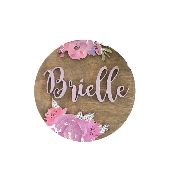 Custom Baby Name Sign, Name Signs for Nursery, Wooden Baby Name, Nursery Wall Art - Image 7