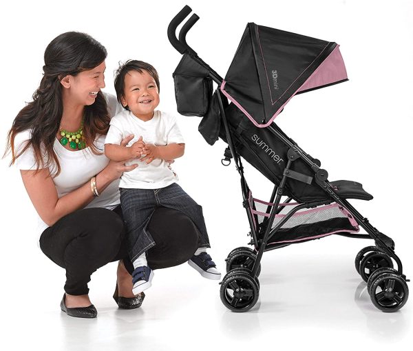 Summer Infant 3Dmini Convenience Stroller (Pink/Black) (32883) - Image 3