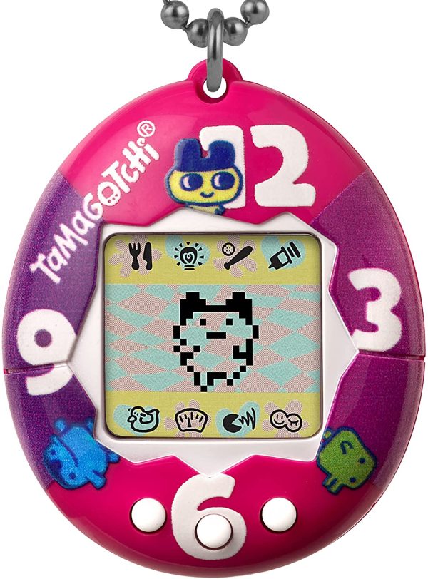 TAMAGOTCHI Original- Purple-Pink Clock Digital pet, Multicolor