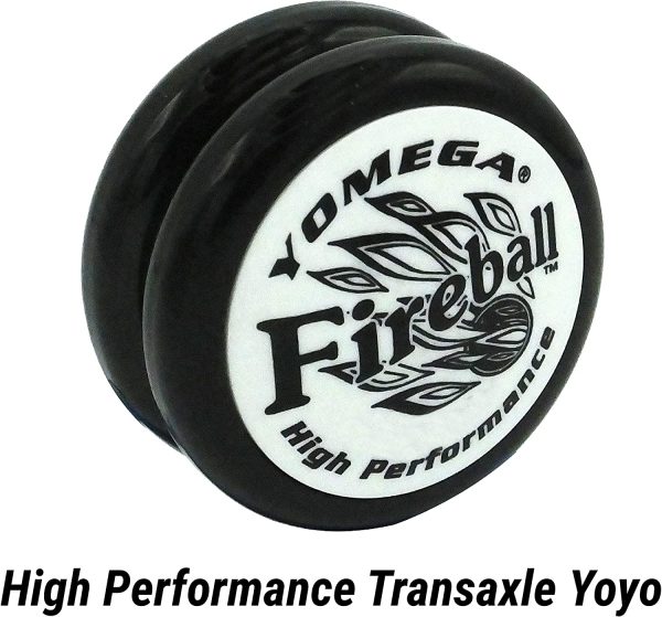 Yomega Fireball - Professional Responsive Transaxle Yoyo, Great for Beginners to Perform Like Pros + Extra 2 Strings & 3 Month Warranty (Black and White) - Image 6