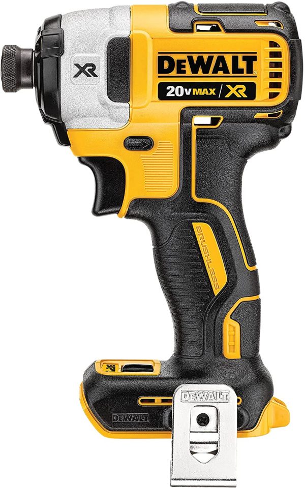 DEWALT 20V MAX* XR Impact Driver Kit, Brushless, 3-Speed, 1/4-Inch, Tool Only (DCF887B) - Image 9