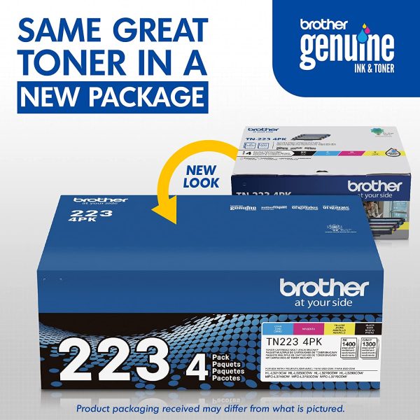 Brother Genuine TN223 4pk Standard-Yield Toner Cartridge Multipack - Image 8