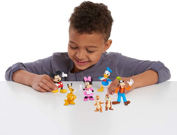 Mickey Mouse 7-Piece Figure Set, Mickey Mouse Clubhouse Toys, Amazon Exclusive - Image 3