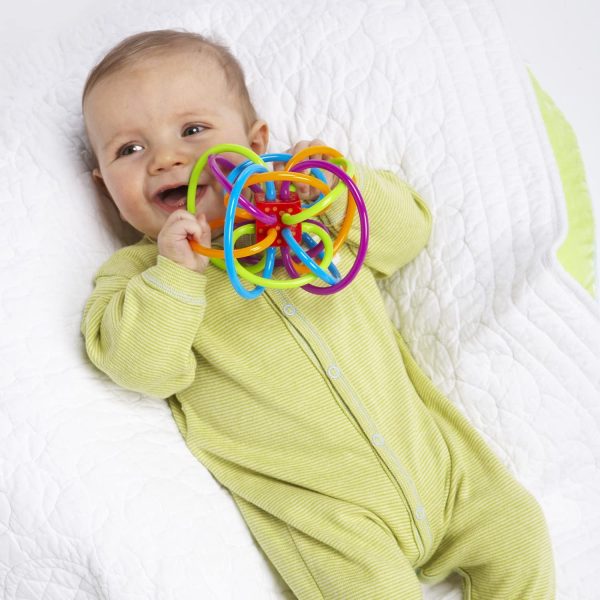 Manhattan Toy Winkel Rattle and Sensory Teether Toy - Image 3