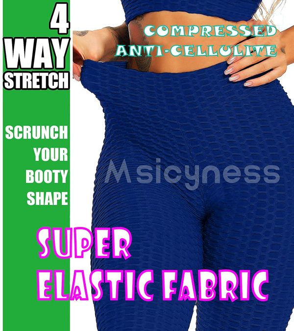 Msicyness Tiktok Leggings Womens High Waist Butt Lift Yoga Pants Workout Gym Smile Booty Contour Seamless Bum Scrunch Tights - Image 6