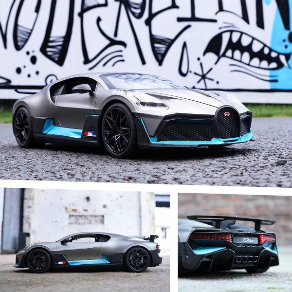 MIEBELY Bugatti Remote Control Car ?M?1/12 Scale RC Car for Children and Adults ?M?Realistic Bugatti Divo Car with Lights ?M?Detachable Steering Ring for Left and Right-Handed ?M?Max Speed 18km/h Toy Car (1/12) - Image 7