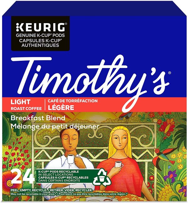 Timothy's Breakfast Blend K-Cup Coffee Pods, 24 Count For Keurig Coffee Makers - Image 4