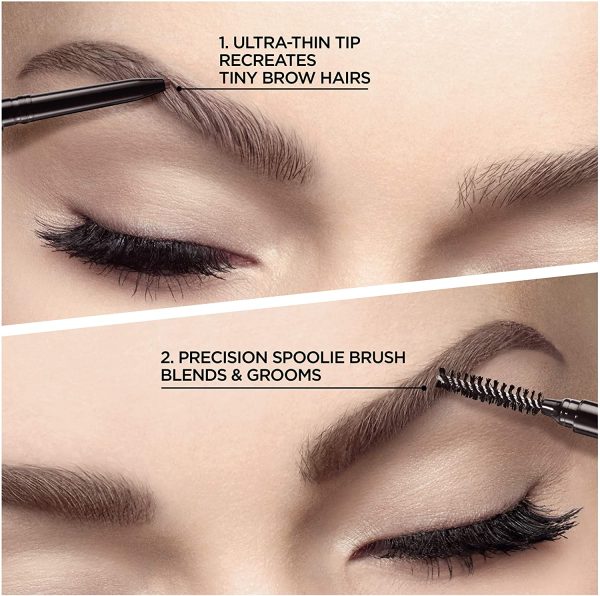 L'Oréal Paris Stylist Brow Definer, Skinny Brow Pencil, Blonde - Image 6