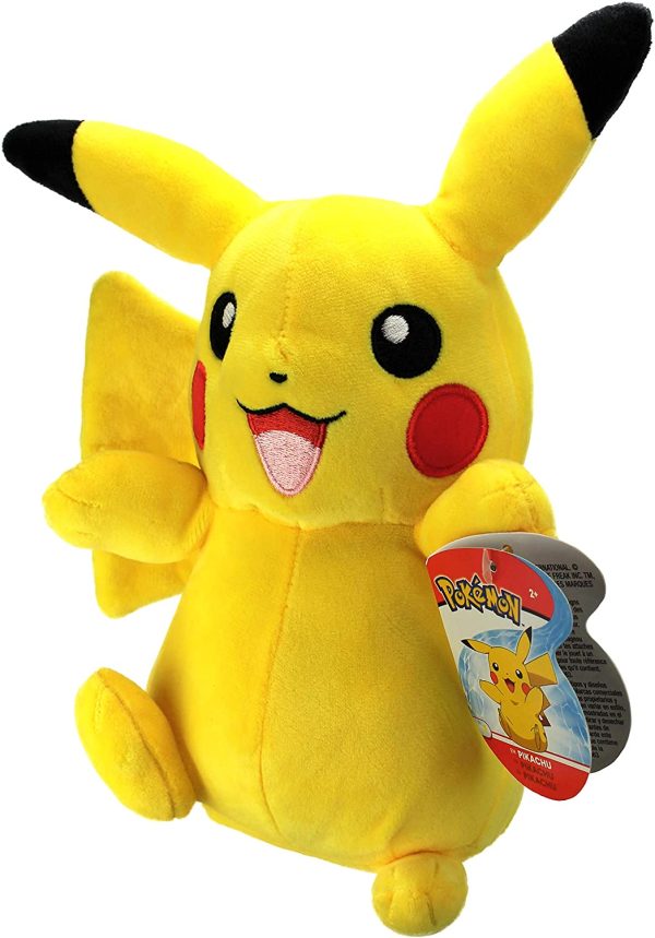 Pokemon Pikachu 8" Plush - Officially Licensed and Stuffed Animal Material - Image 6