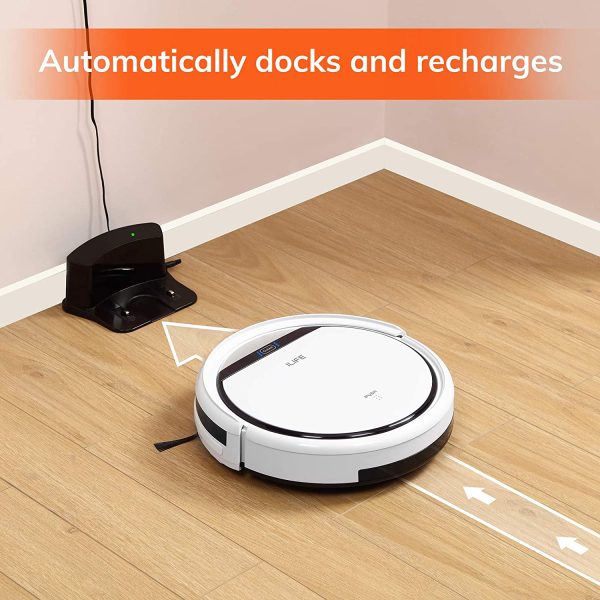 V3s Pro Robot Vacuum Cleaner, Tangle-Free Suction , Slim, Automatic Self-Charging Robotic Vacuum Cleaner, Daily Schedule Cleaning, Ideal for Pet Hair??yard Floor and Low Pile Carpet - Image 2