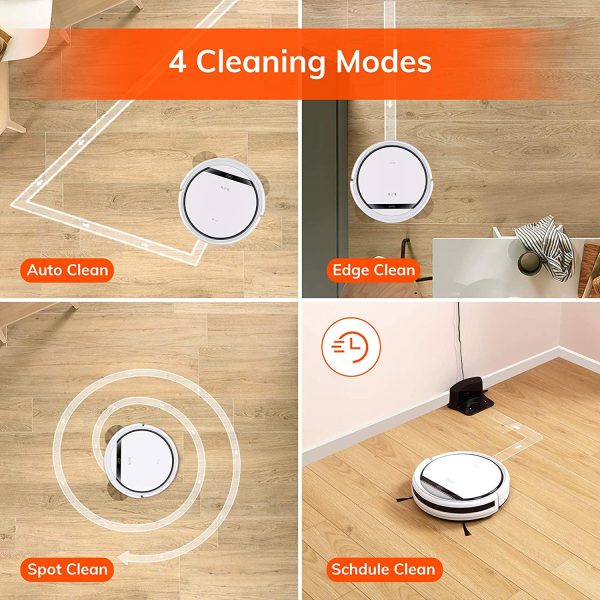 V3s Pro Robot Vacuum Cleaner, Tangle-Free Suction , Slim, Automatic Self-Charging Robotic Vacuum Cleaner, Daily Schedule Cleaning, Ideal for Pet Hair??yard Floor and Low Pile Carpet - Image 3