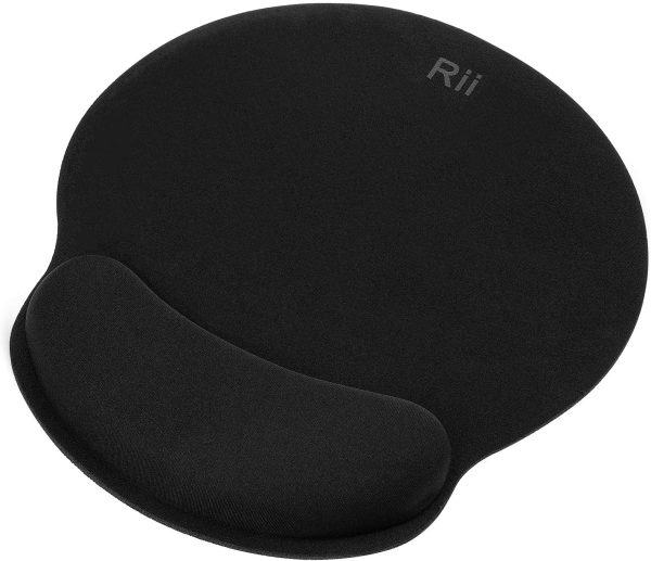 Mouse pad,Ergonomic Memory Foam Mouse Pad,Mouse Pad Wrist Rest,Non-Slip Rubber Base Rest Mouse Pad Wrist Rest Support, Soft Mouse Mat for Gaming,Office,Computer,Laptop,Mac,Black - Image 2