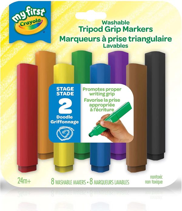 Crayola My First Wash Tripod Grip Markers Arts & Crafts - Image 5