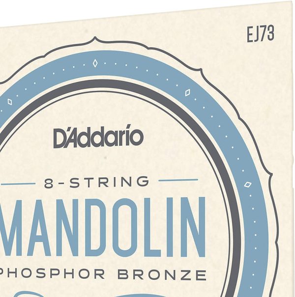 D'Addario EJ73 Phosphor Bronze Mandolin Strings, Light, 10-38 - Image 3