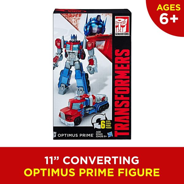 Transformers Toys Heroic Optimus Prime Action Figure - Timeless Large-Scale Figure, Changes into Toy Truck - Toys for Kids 6 and Up, 11-inch - Image 5