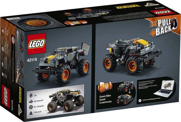 LEGO Technic Monster Jam Max-D 42119 Model Building Kit for Boys and Girls Who Love Monster Truck Toys, New 2021 (230 Pieces) - Image 3