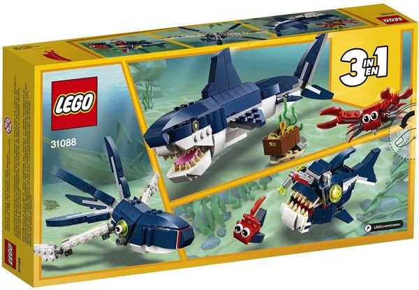 LEGO Creator 3in1 Deep Sea Creatures 31088 Building Kit (230 Piece) - Image 2