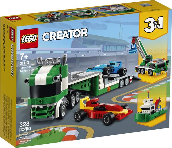 LEGO Creator 3in1 Race Car Transporter 31113 Building Kit; Makes a Great Gift for Kids Who Love Fun Toys and Creative Building, New 2021 (328 Pieces) - Image 5