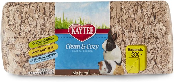 Kaytee Clean & Cozy Natural Small Animal Bedding, Expands to 49.2L - Image 7