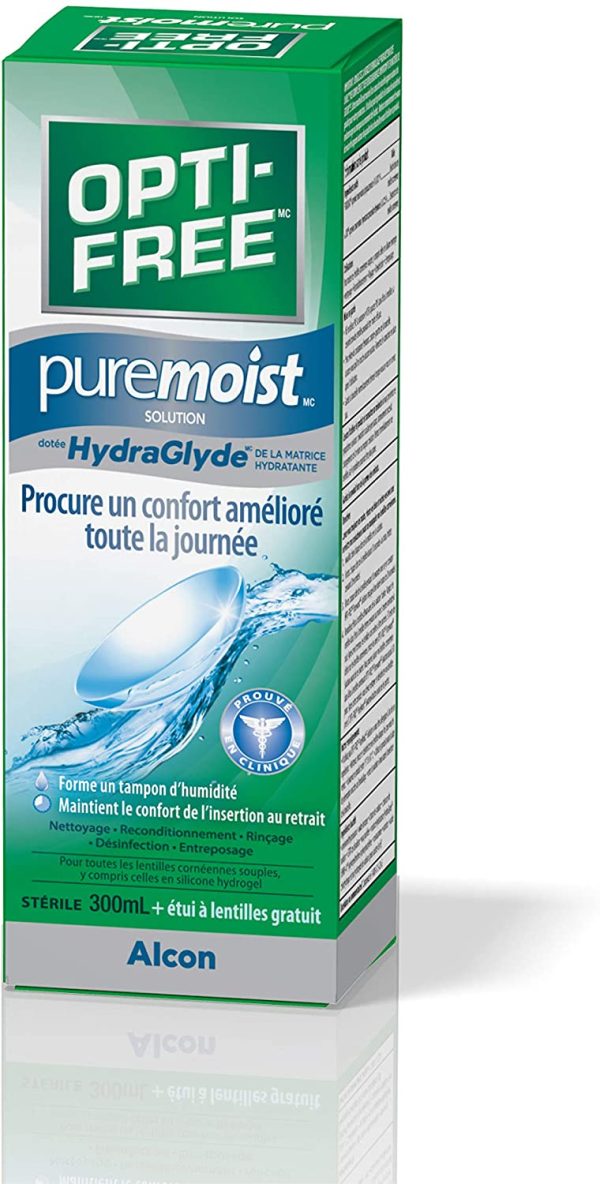 OPTI-FREE? PureMoist with HydraGlyde, Multipurpose Contact Lens Solution, 300 mL - Image 4