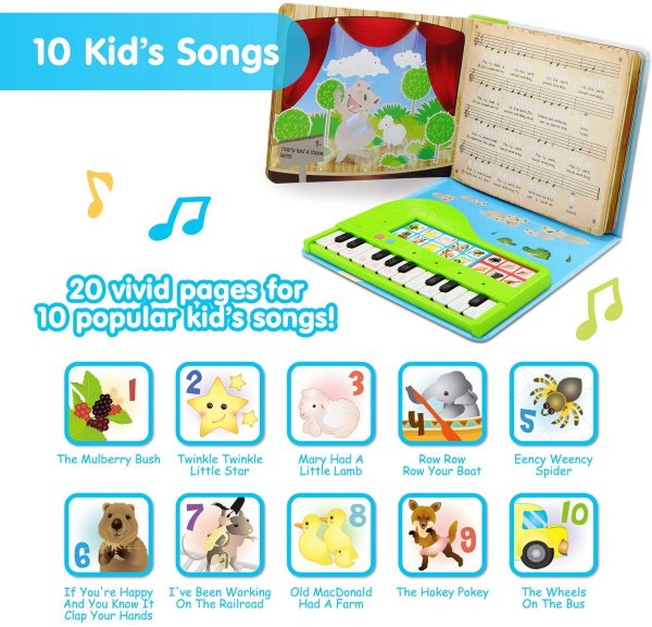 BEST LEARNING My First Piano Book - Educational Musical Toy for Toddlers Kids Ages 3 Years and up - Ideal Gift for Boys and Girls - Image 9