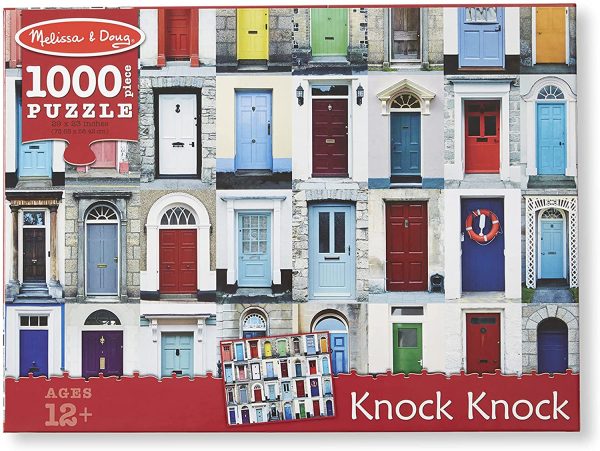 Melissa and Doug Knock Knock Cardboard Jigsaw Puzzle (Durable Cardboard, for Kids 12 and Up, 1,000 Pieces, 73.66 cm L x 58.42 cm W) - Image 4